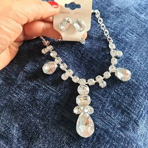 Necklace and earrings